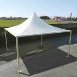 Fabric shade structure / for public areas